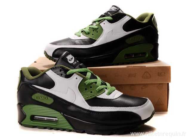 noir vert nike air max 90 chaussures (1)
